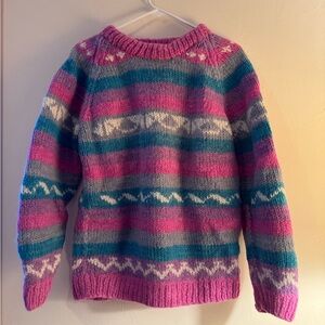 100% Himalayan Tibetan Wool Made in Nepal Sweater